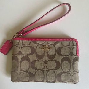 Coach Wrislet with Hot Pink Accent